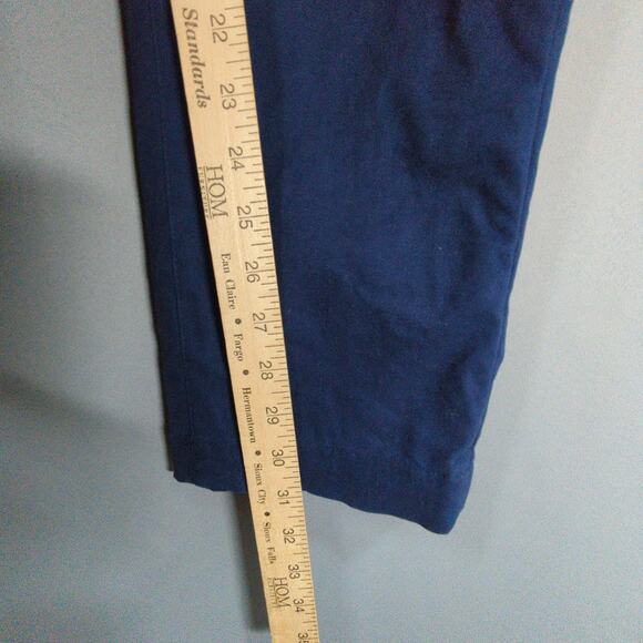 Ted Baker Pants Mens 34 R‎ Blue Flat Front Slim Fit - Picture 7 of 10